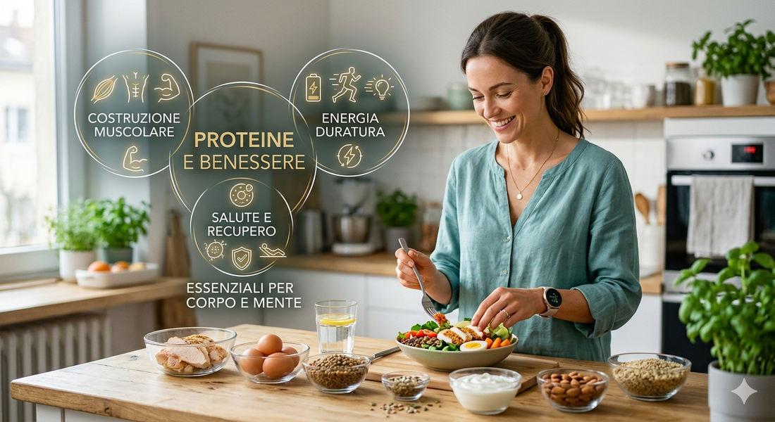 Quante proteine al giorno? Guida semplice per massa muscolare, dimagrire e benessere